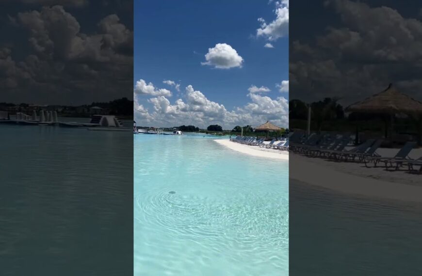 🌴Crystal Lagoon on a Thursday🌴Could you live here? #movetoflorida #floridaliving