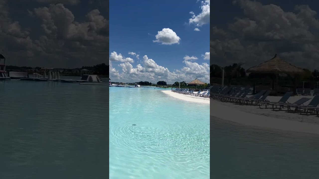 🌴Crystal Lagoon on a Thursday🌴Could you live here? #movetoflorida #floridaliving