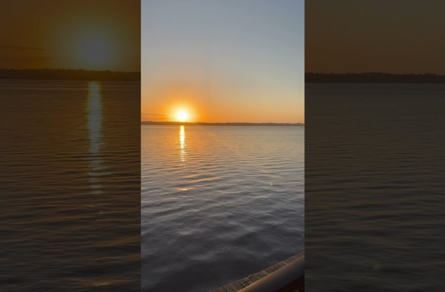 ☀️Sunrise over the St John’s River☀️#floridaliving #livinginflorida