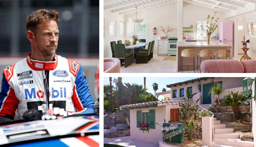 Start Your Engines! Formula One’s Jenson Button Lists Glamorous Palm Springs Retreat for $2.3M