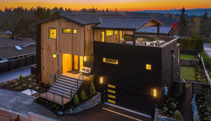 Style and Substance: Newly Built Green Home in Bellevue, WA, Checks All the Boxes for $3.5M