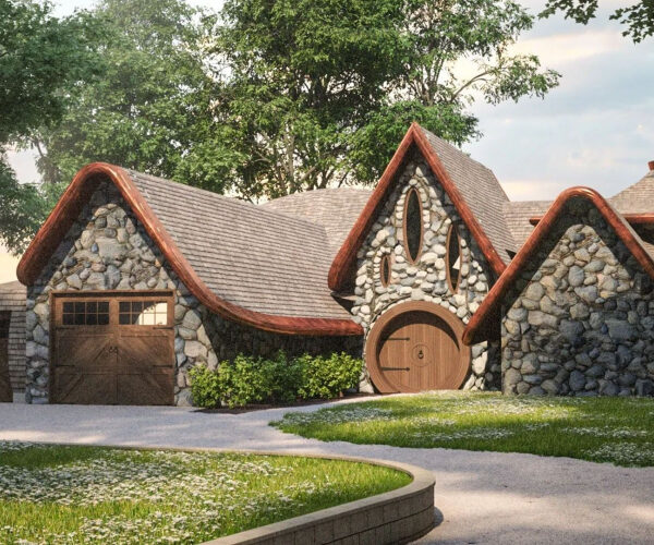 Fairy-Tale Ending? $5M Hobbit-Style Lodge on the Lake in Michigan Needs Owner With a Vision