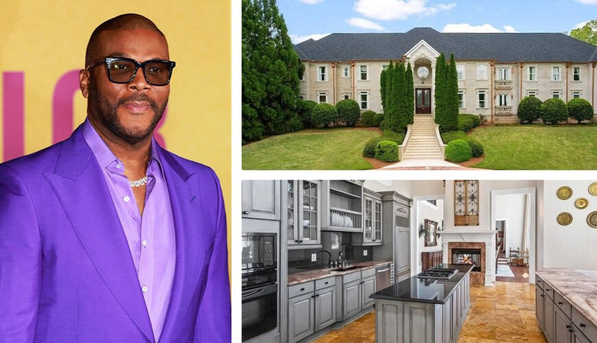 Hellur! Tyler Perry’s Former Atlanta-Area Chateau Is Up for Sale—or Auction