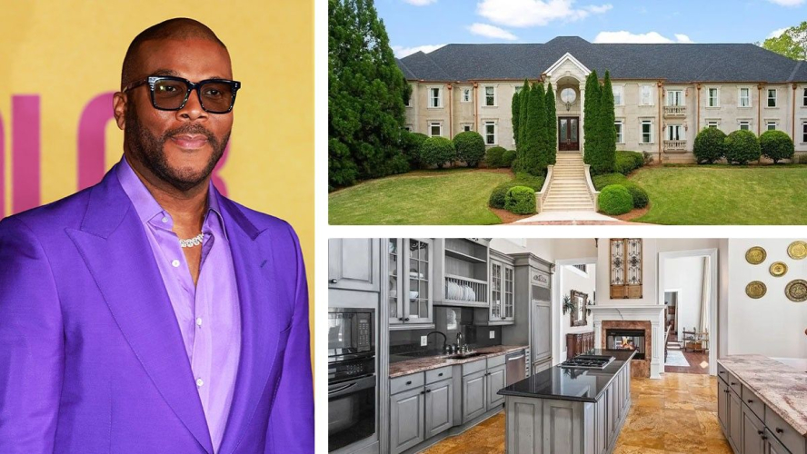 Hellur! Tyler Perry’s Former Atlanta-Area Chateau Is Up for Sale—or Auction