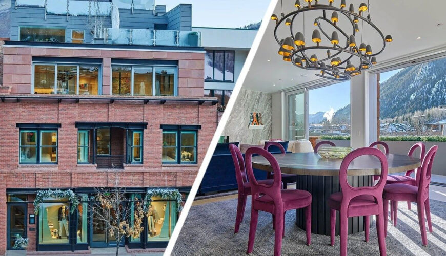 Shopping Nirvana: Aspen Triplex Atop a Brunello Cucinelli Store Hits the Market for $65M