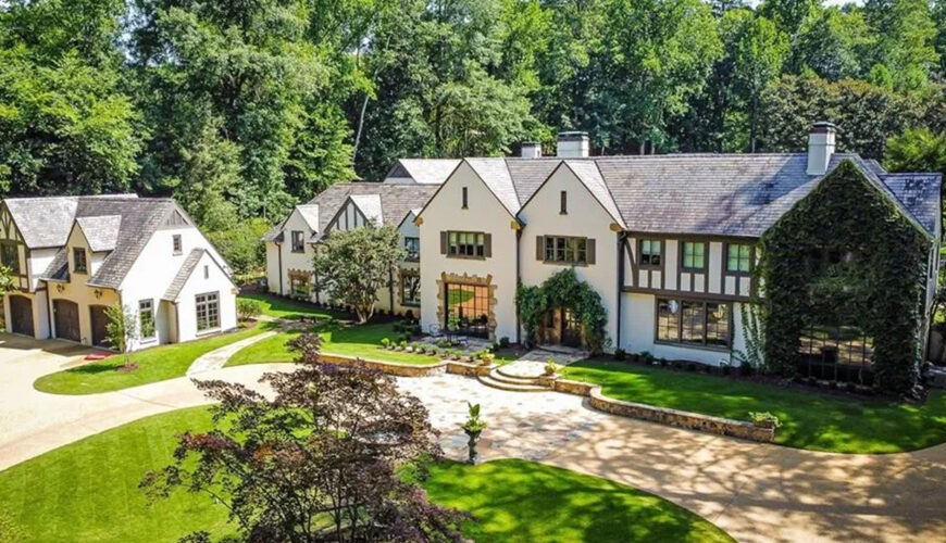 Black Tie Optional: Reimagined Tudor Estate in Atlanta’s Tuxedo Park Is Listed for $11.5M