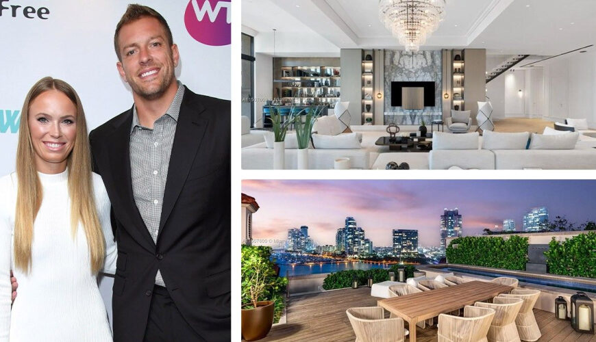 Caroline Wozniacki and David Lee Put Swanky Miami Beach Penthouse on the Market for $42.5M
