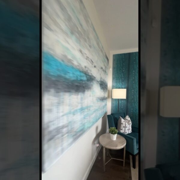 🩵Gotta love these blues #modelhome #homedecor