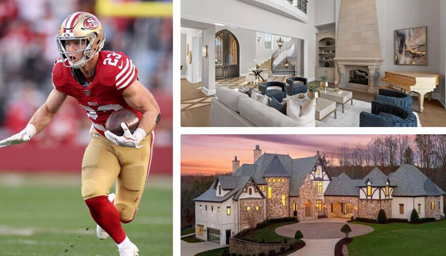 49ers Star Christian McCaffrey Hopes To Hand Off His Perk-Packed North Carolina Chateau for $12.5M