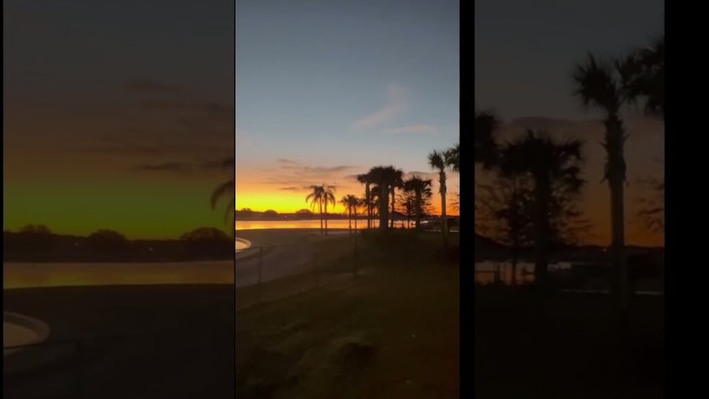 ☀️Sunrise over the Lagoon☀️ #floridaliving #sunrise