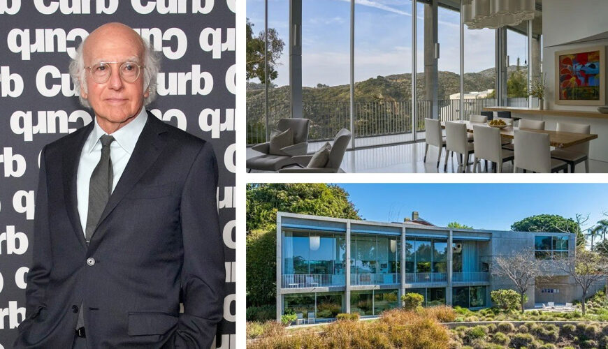 Larry David Lists His ‘Pretty, Pretty, Pretty Good’ Pacific Palisades Estate for $8.9M