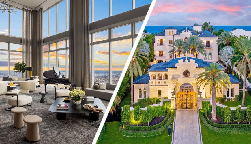 Feeling Lucky? 5 Stunning Mansions You Could Buy If You Win the Powerball or Mega Millions Lottery This Week