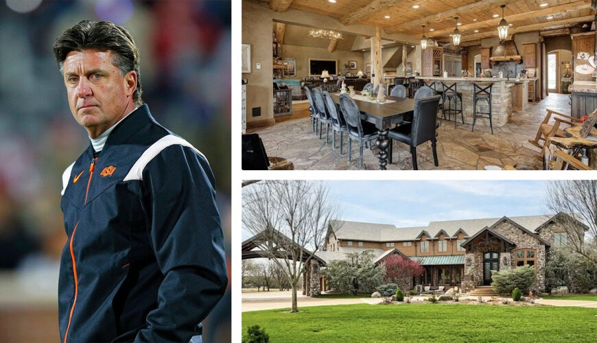 Oklahoma State Football Coach Mike Gundy Lists $8M Home—One of the State’s Priciest