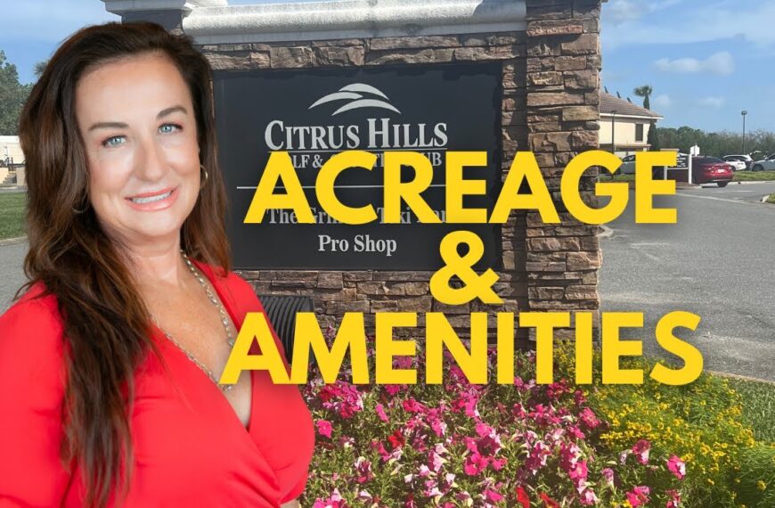 Villages of Citrus Hills home with ACREAGE outside of the gates!