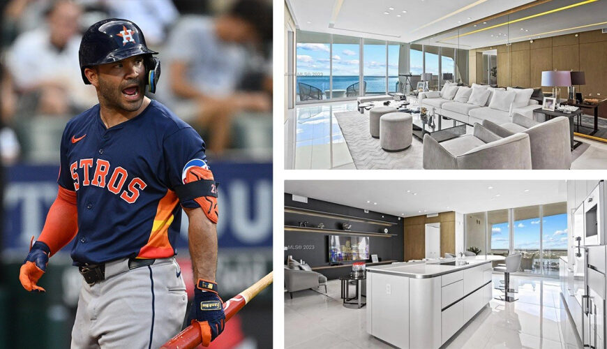 Houston Astros Star Jose Altuve Snags Sleek, Sky-High Condo Near Miami for $4.8M
