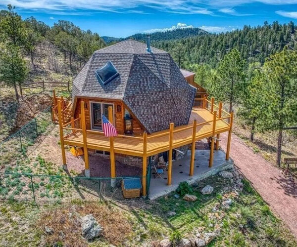 Work Those Angles! Geodesic Dome Home on 35 Acres Hits the Market in Colorado for $565K