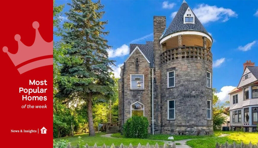 Bargain-Priced, Renovation-Ready Castle in Michigan Is the Week’s Most Popular Home