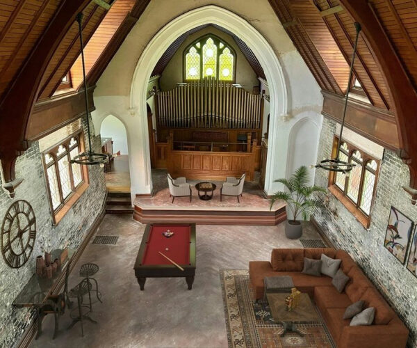 Former Church That Was Transformed Into a Stunning Family Home Lists for $350K in Upstate New York