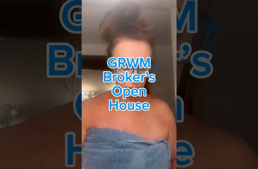 GRWM behind the scenes of a REAL open house #grwm #realestateagent
