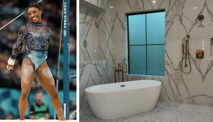 Simone Biles Shares Glimpse Inside Custom-Built Texas Mansion