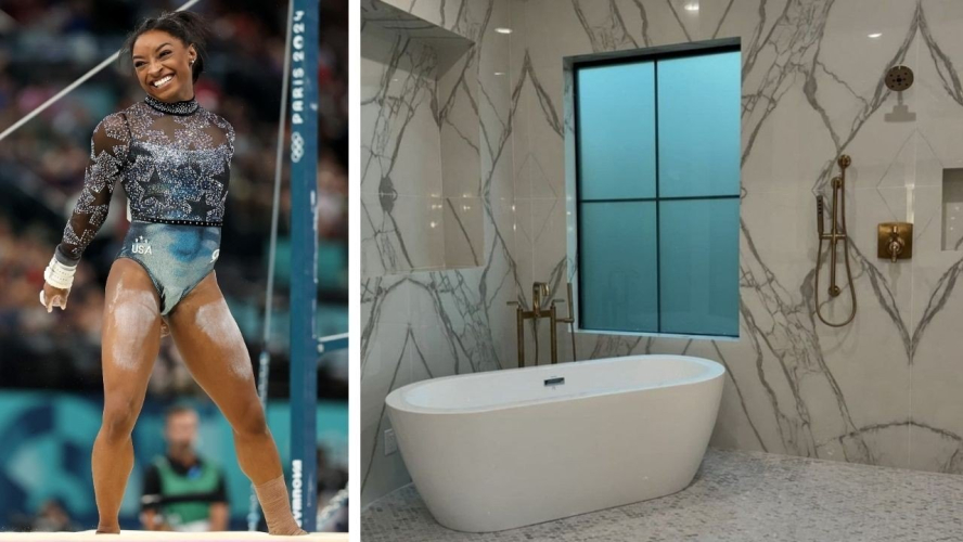 Simone Biles Shares Glimpse Inside Custom-Built Texas Mansion