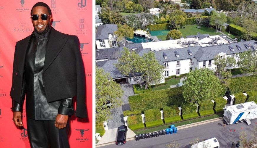 Sean ‘Diddy’ Combs’ Raided L.A. Mansion Remains on the Market for $61.5 Million as He’s Arrested on Sex Trafficking Charges