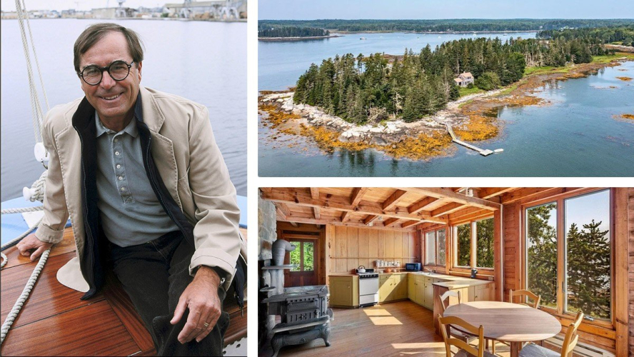 Famed Writer Paul Theroux Lists Remote Private Island in Maine for $1.28 Million