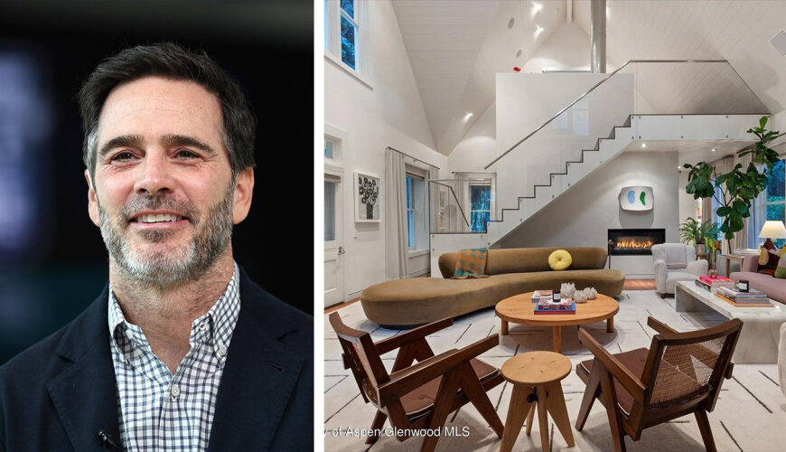 NASCAR Star Jimmie Johnson Raises Rent on His Aspen Home