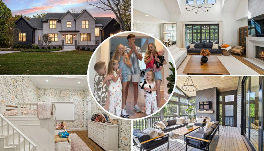 TikTok-Famous LaBrant Family List Their Enormous Tennessee Mansion for $5.4 Million Months After Welcoming Fifth Child