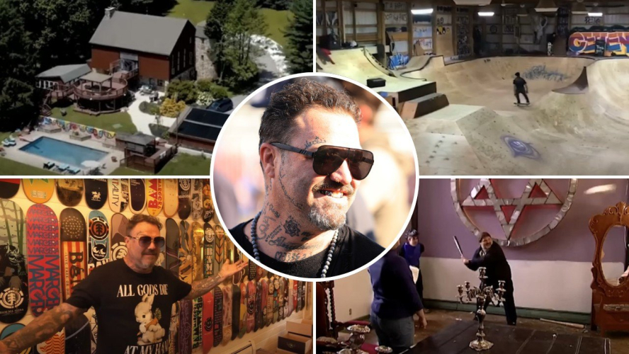 ‘Jackass’ Star Bam Margera Lifts the Lid on Wild Secrets of His Pennsylvania ‘Castle’—and the Crazy Pranks It Played Host To