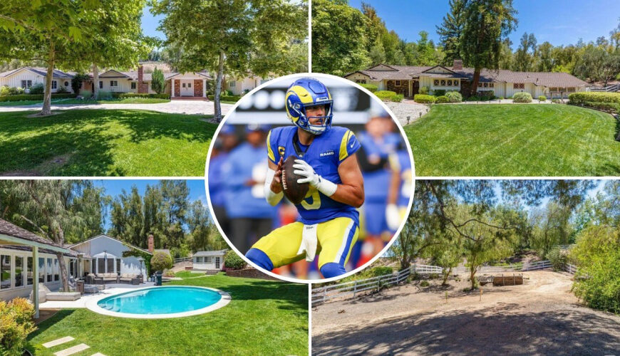 Rams QB Matthew Stafford Lists Both L.A. Homes He Bought From Rapper Drake (Again)—After Snapping Up $28 Million Mansion