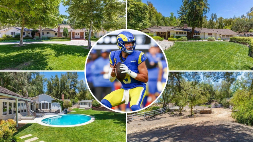 Rams QB Matthew Stafford Lists Both L.A. Homes He Bought From Rapper Drake (Again)—After Snapping Up $28 Million Mansion