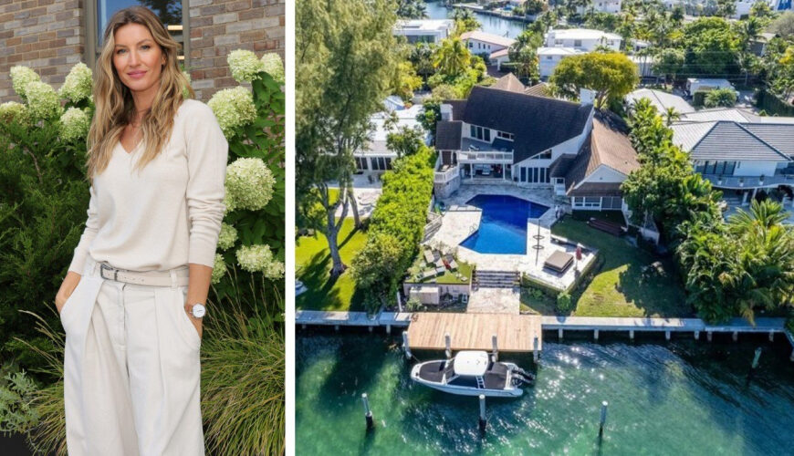 Inside Pregnant Gisele Bundchen’s $11.5 Million Miami Mansion Where She ‘Plans To Give Birth’ to Her Third Child