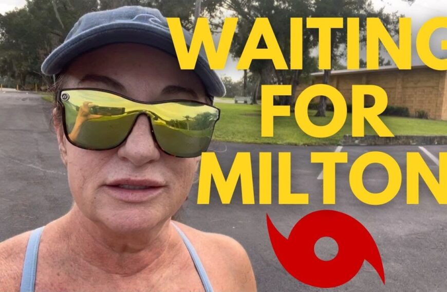 Tampa Hurricane - WAITING FOR MILTON just north of TAMPA