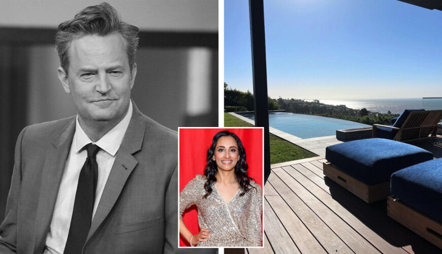 New Owner of Home Where Matthew Perry Died Breaks Her Silence as She Poses for Photos Next to Pool Area Where His Body Was Found