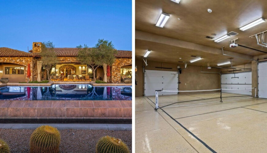 Pickleball Paradise! Staggering 12-Acre Scottsdale Estate With Its Own Indoor Court Hits the Market for $7.45 Million