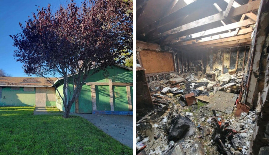 ‘Extremely Neglected’ $100K California Home Goes Viral Due to Its Decaying Fire-Ravaged Interiors