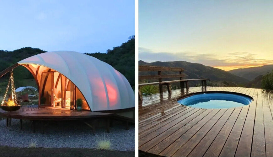 Remote Hilltop ‘Sanctuary’ in Malibu With Two Spas and Harry Gesner-Designed ‘Cocoon Living Space’ Lists for $1.75 Million