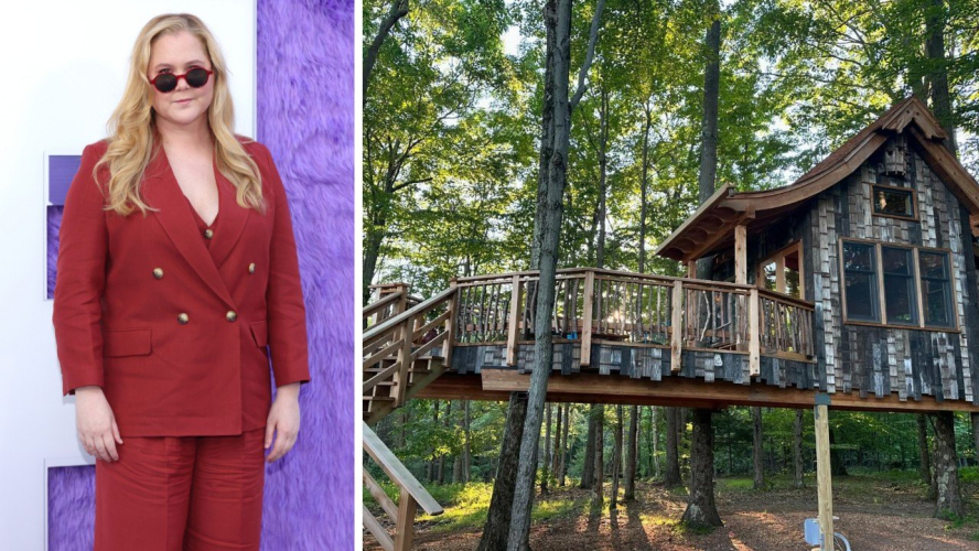 Amy Schumer Has Luxury $300,000 Custom Treehouse Built in Her Backyard—See Inside Her ‘Dream’ Space