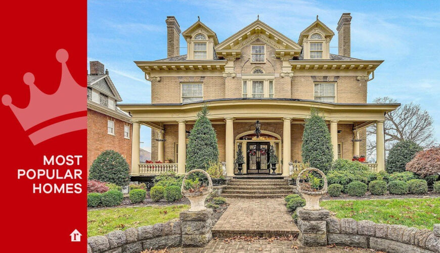 Historic $1.35 Million Virginia Mansion Stuffed to the Brim With Antiques and Opulent Knickknacks Is the Week’s Most Popular Home