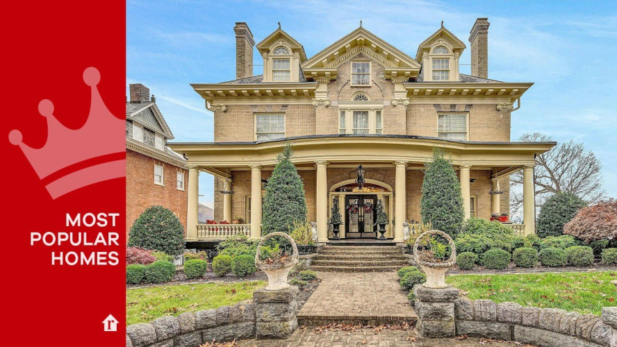 Historic $1.35 Million Virginia Mansion Stuffed to the Brim With Antiques and Opulent Knickknacks Is the Week’s Most Popular Home