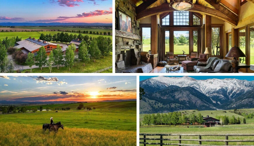 Jaw-Dropping $79 Million ‘Yellowstone’-Style Ranch in Montana Comes With 2,000 Acres, Equestrian Center, and Multiple Homes