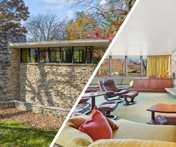 Incredibly Unique $975K Home Designed by Frank Lloyd Wright Protege Hits the Market for the Very First Time