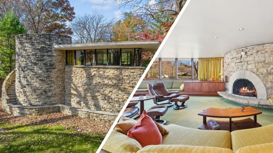 Incredibly Unique $975K Home Designed by Frank Lloyd Wright Protege Hits the Market for the Very First Time