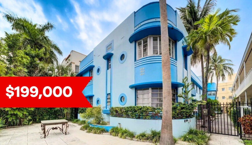 South Beach Luxury on a Shoestring Budget! Snap Up an Affordable Home in Miami Hot Spot for Under $200K
