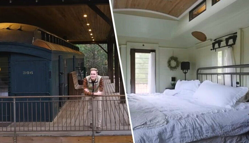 ‘We Bought a 115-Year-Old Train Car for $3,000 and Transformed It Into a Wildly Lucrative Luxury Airbnb’