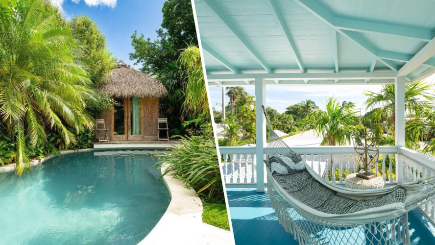 Exotic Key West Paradise With Its Own Thatched Tiki Hut Hits the Market for $3.3 Million