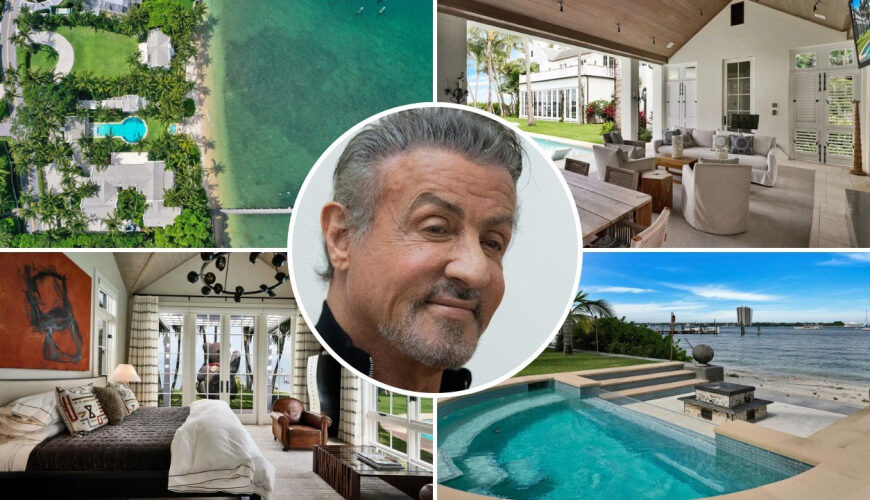 Sylvester Stallone Sparks Fury From Palm Beach Neighbors With Plans To Build Underwater Barrier for $35 Million Mansion