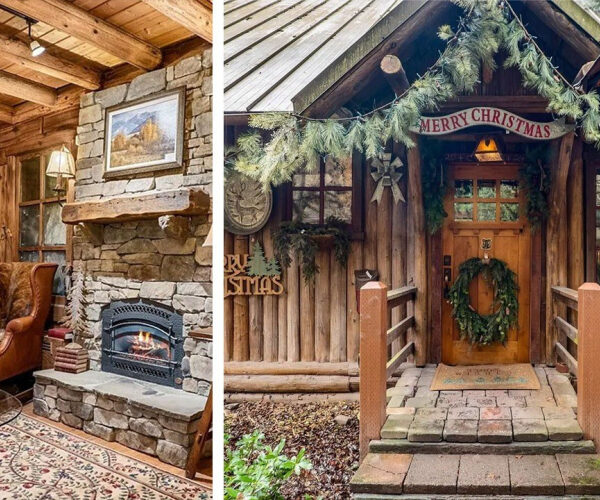 Own Your Own Christmas Wonderland: $3 Million Holiday Hideaway With Festive Shop, Log Home, and Hobby Farm Lists in Washington