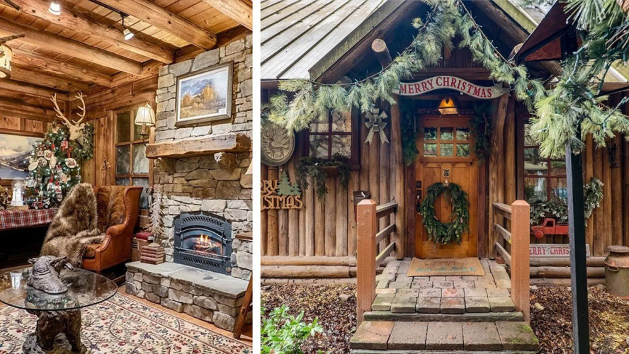 Own Your Own Christmas Wonderland: $3 Million Holiday Hideaway With Festive Shop, Log Home, and Hobby Farm Lists in Washington